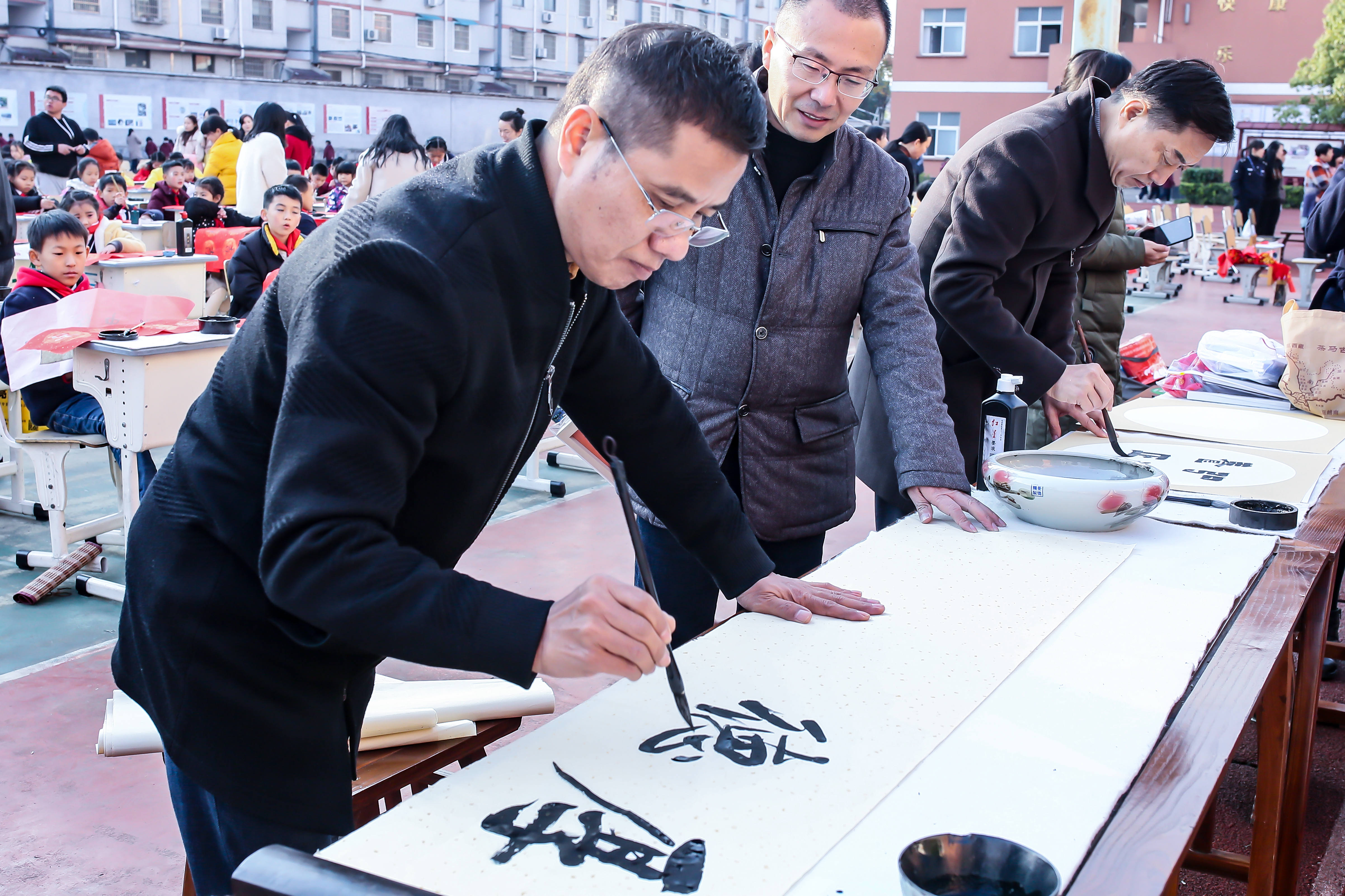 桂溪街道和平社区开展墨香润心 立字立人亲子书法主题活动（第一期）